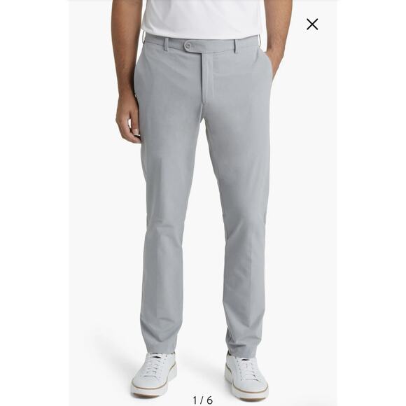 NWT Peter Millar Crown Crafted Surge Performance Trouser Gale Grey 40x30 - Picture 11 of 12